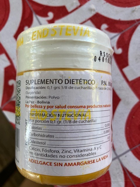 STEVIA FROM BOLIVIA E.N.D.