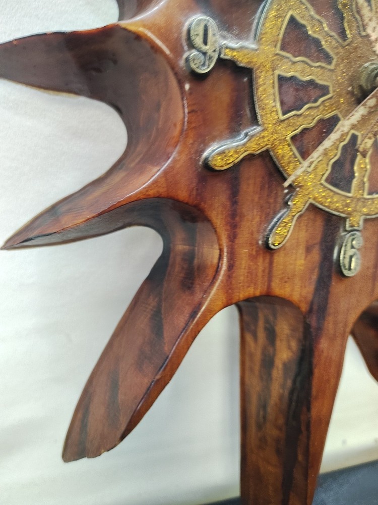 wooden clock faces vintage