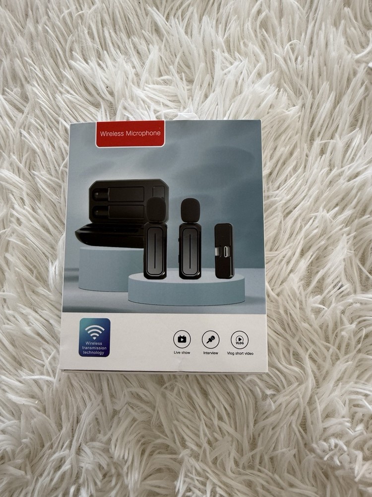 ECOMXIA Wireless Microphone Empty Box