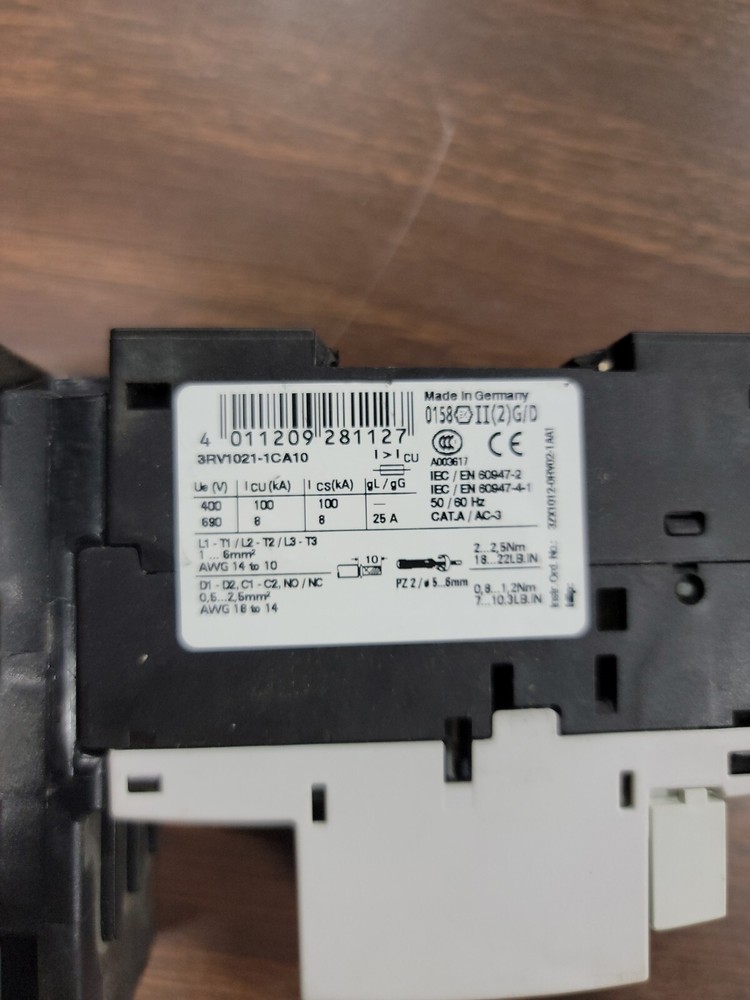 Siemens 3RA1125-1CA23-1BB4 Combination Starter