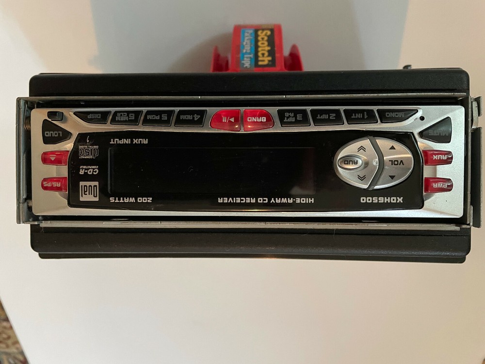 Dual Hide-Away 200 Watt CD Receiver XDH6500