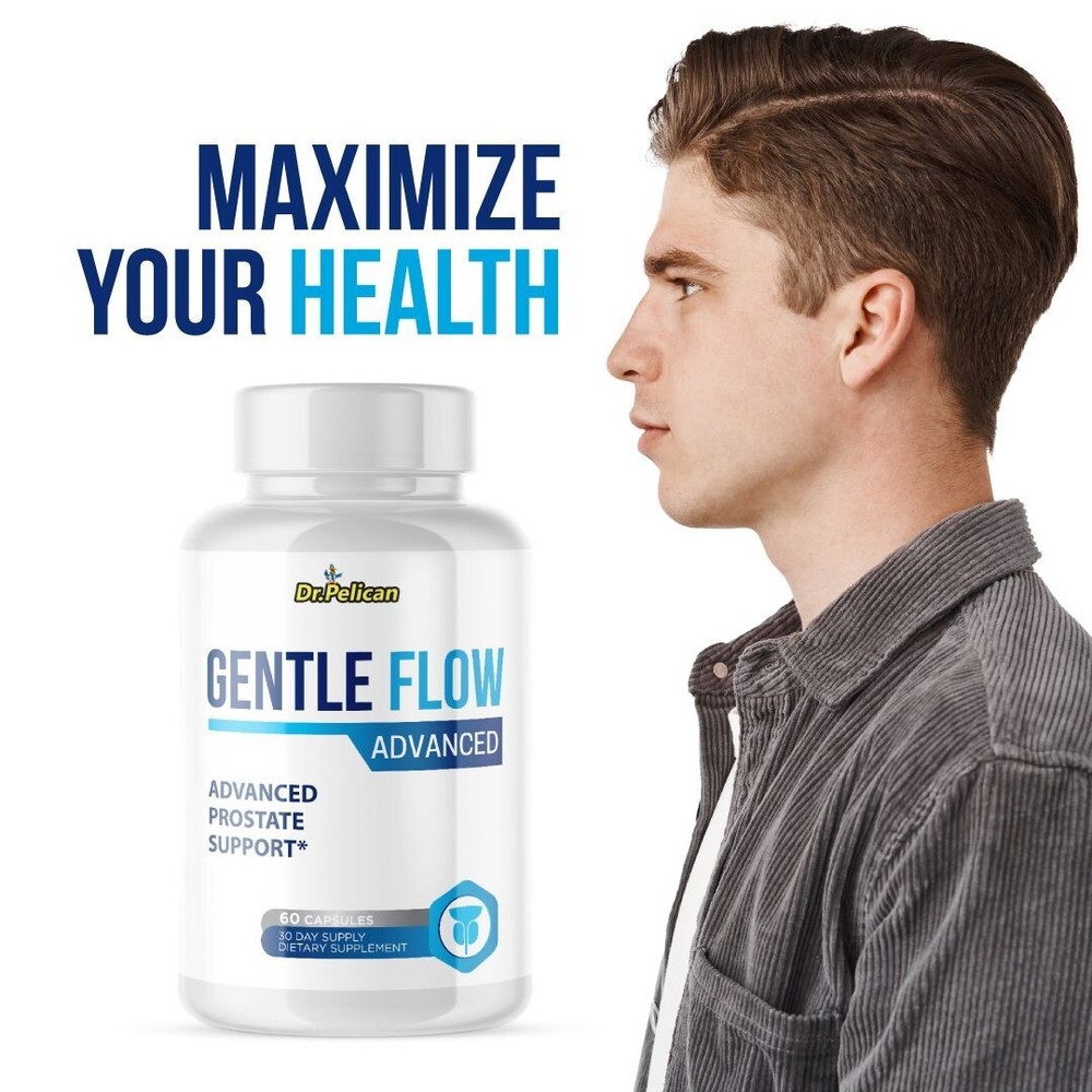 Gentle Flow Advanced - Prostate Support- 4 Bottles- 240 Capsules