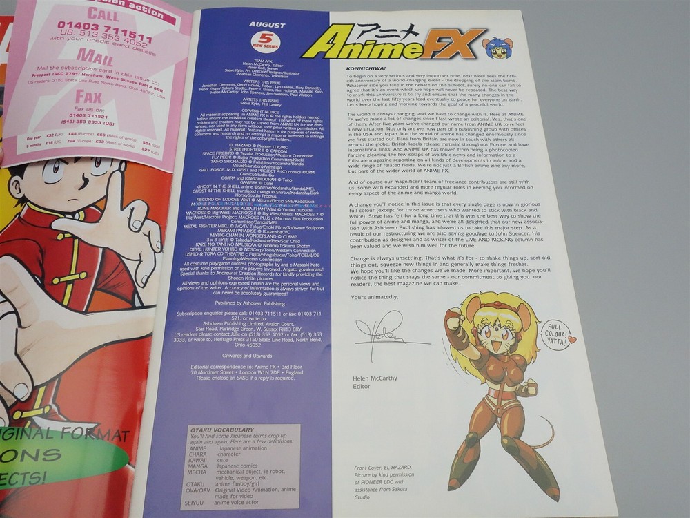 Anime FX (Ashdown Publishing): Issue # 5