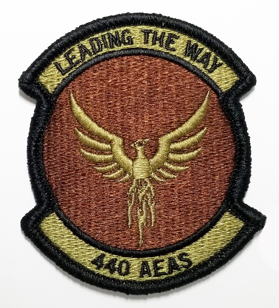 Air Force 440th Air Expeditionary Advisory  Squadron Subdued Hook Back Patch