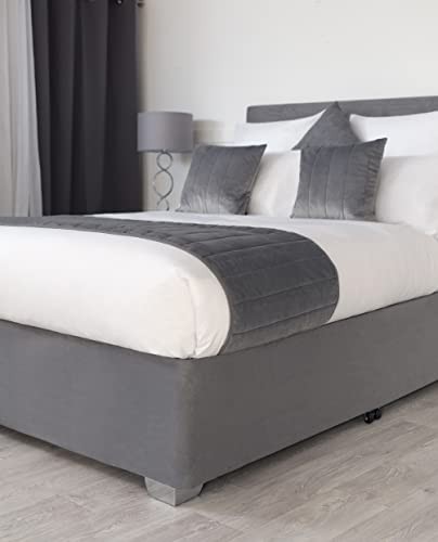 Box Spring Cover - Transform Your Bed with This Fully Elasticated Faux Suede