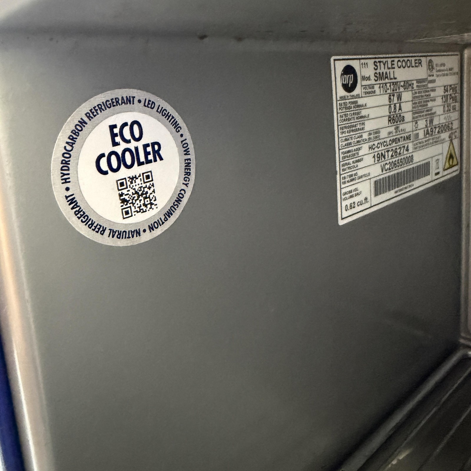 Red Bull Frigidaire EFMIS129 Mini Fridge 0.62 Cu Ft Eco LED Countertop Cooler