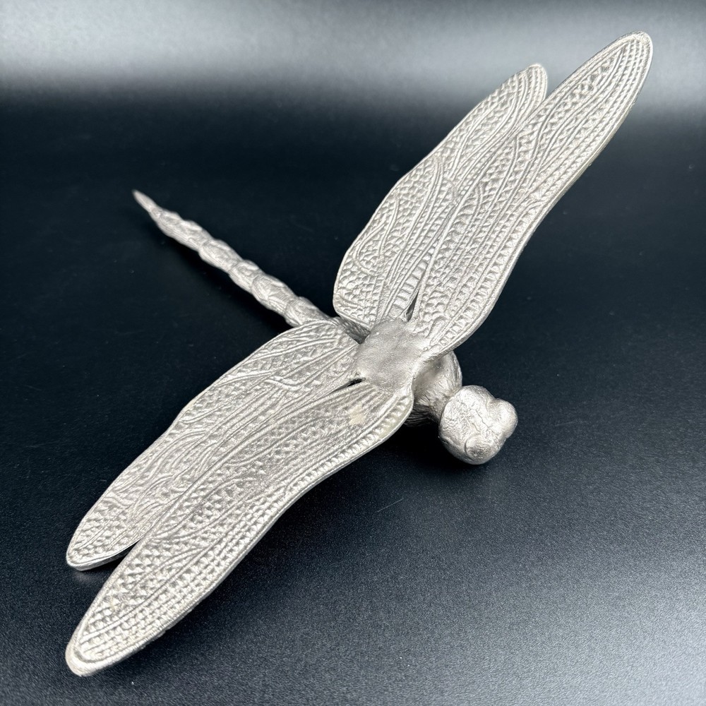 Indian Artisans Handcrafted Textural Dragonfly Decor Large