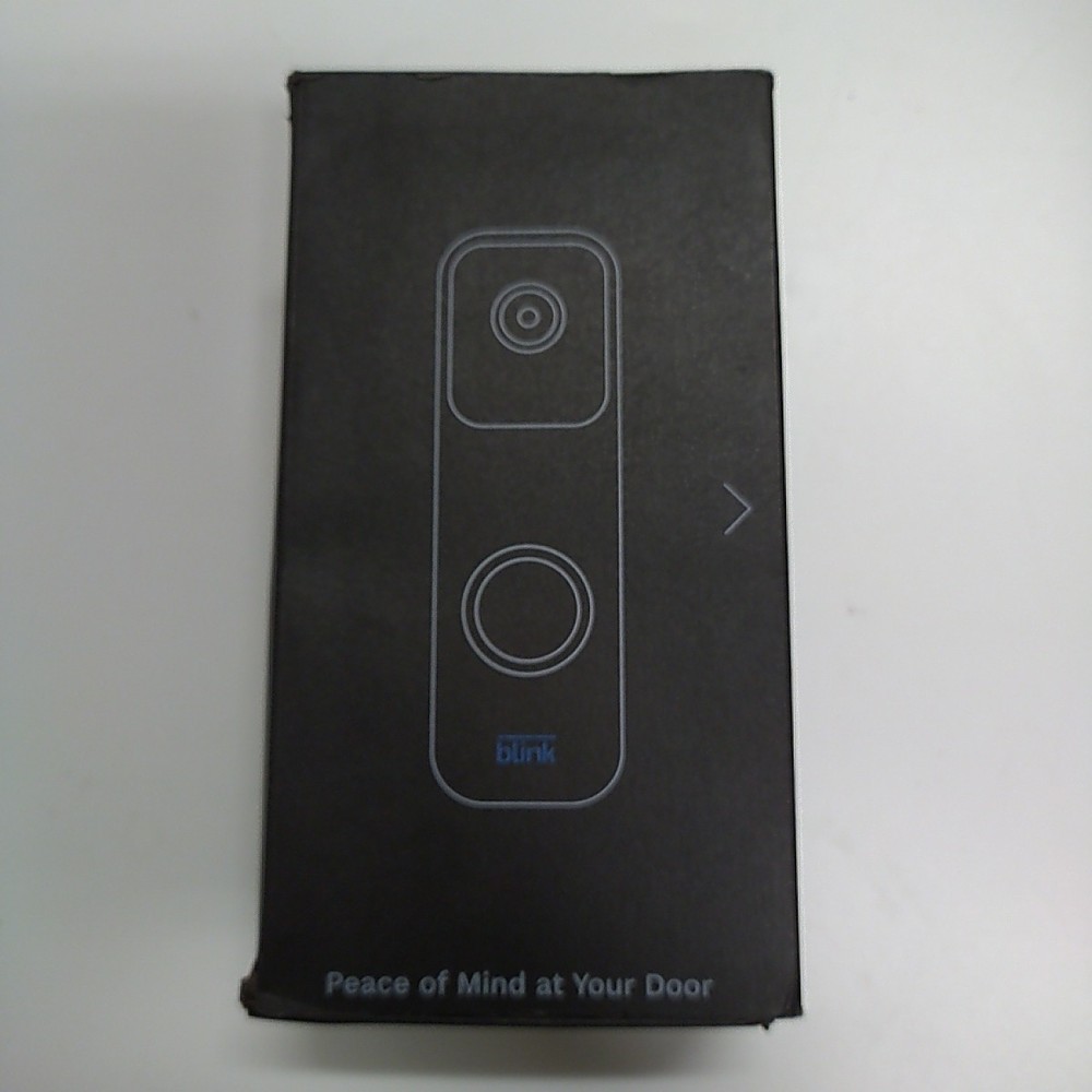 Blink Video Doorbell - Black (Standalone) - Untested - AS-IS - Powers On