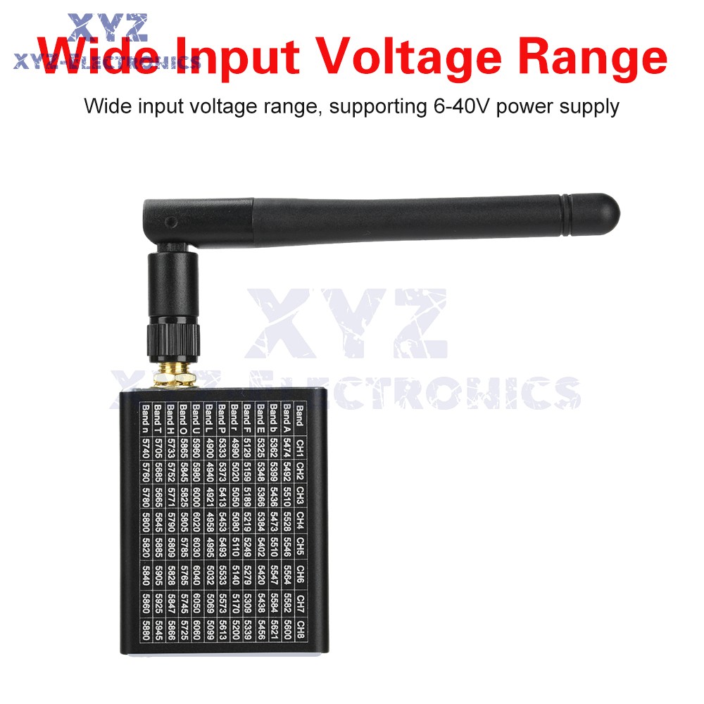 DC6-40V RC5896S Receiver 5.8GHz Video Receiver Compatible 5.8G Image Transmitter