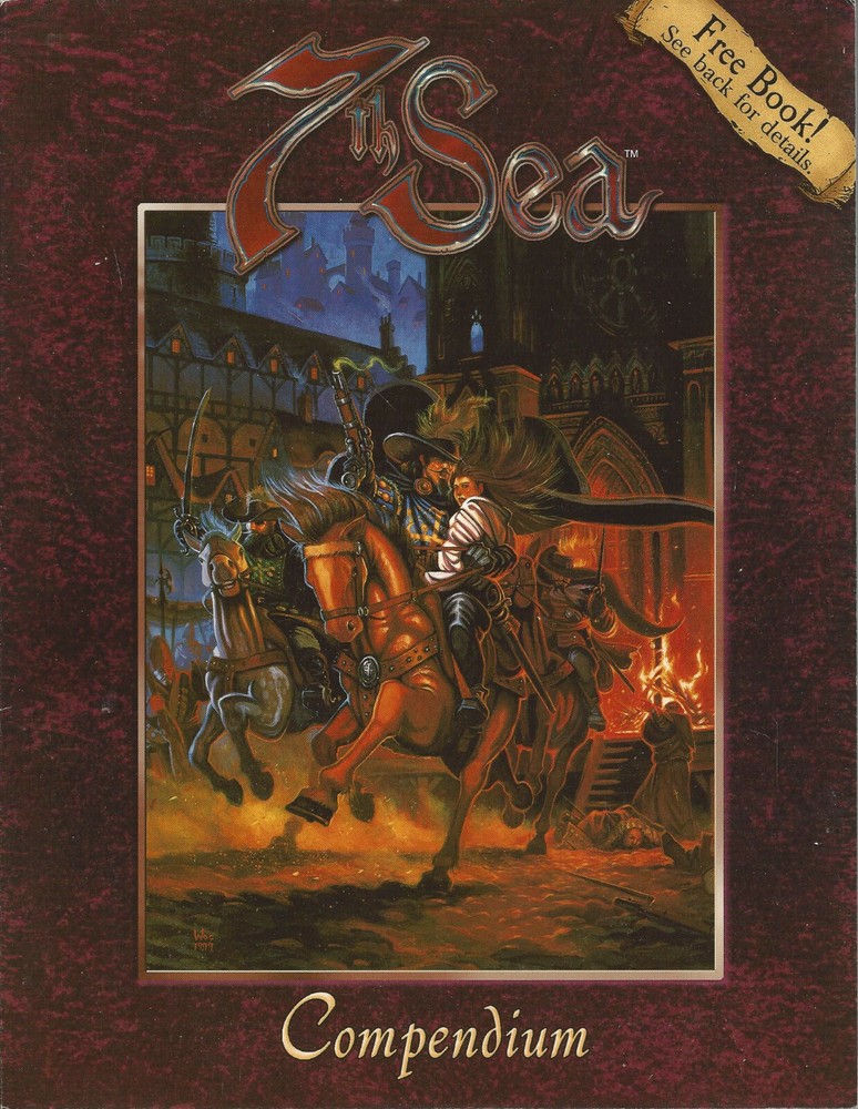 Seventh  (7th) Sea Compendium SC  NEW  OOP  AEG 7004