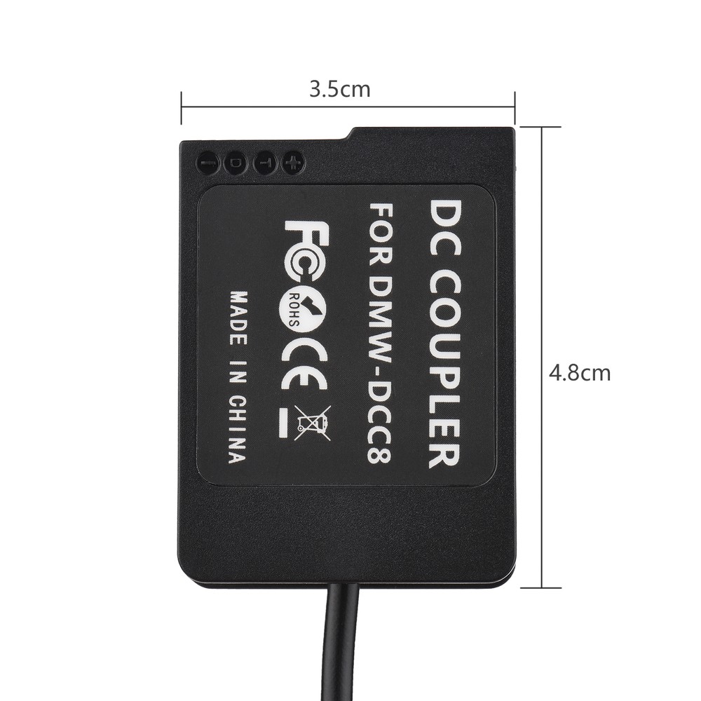 PD USB Type-C Cable to DMW-DCC8 Dummy Coupler DMW-BLC12 J9H7