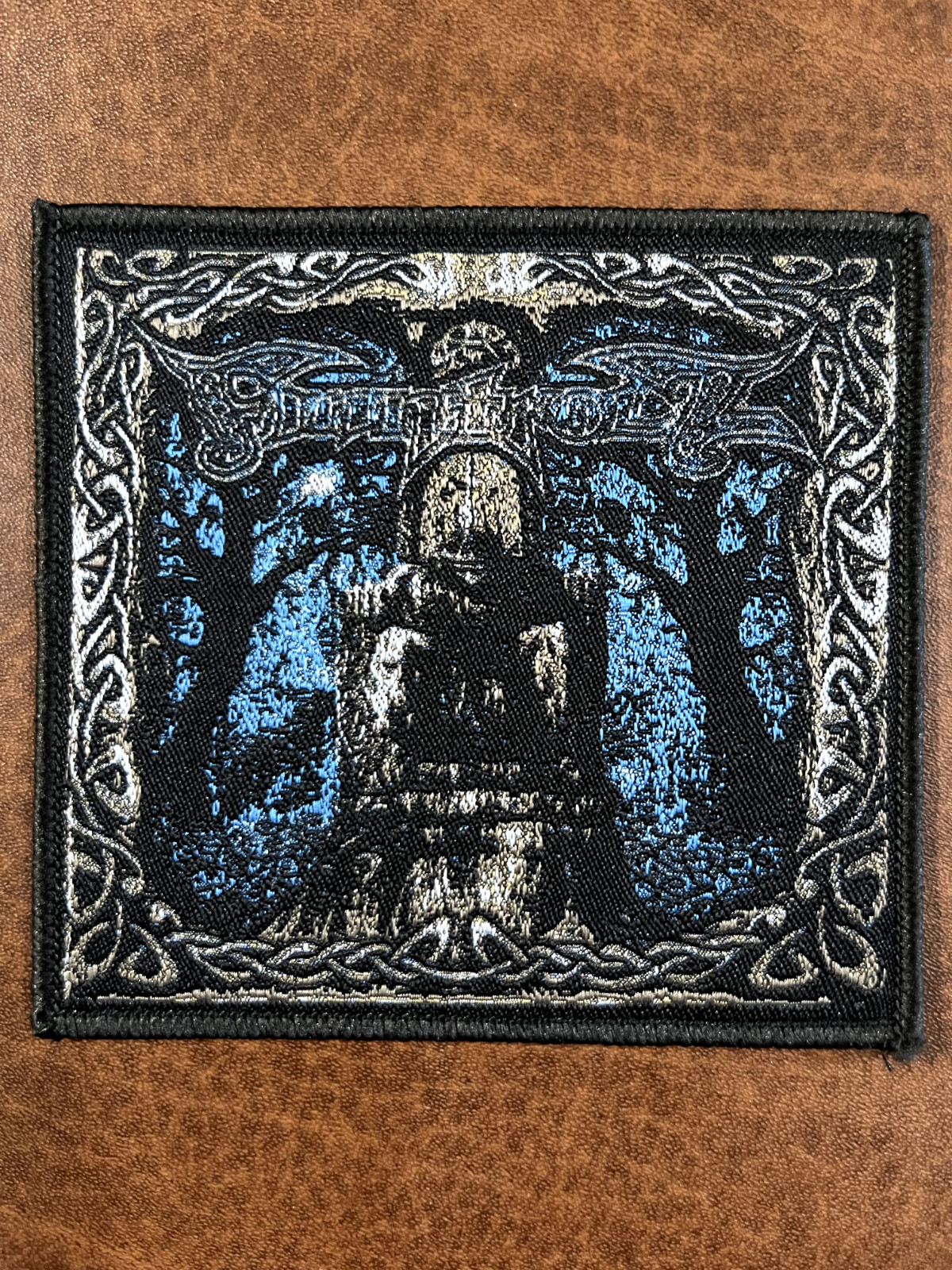 FINNTROLL, SEW ON BLACK BORDER WOVEN PATCH