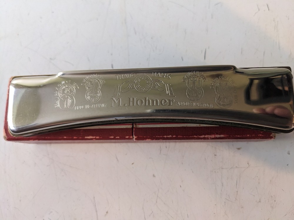 M. Hohner Harmonica The Echo Case From Germany Vintage