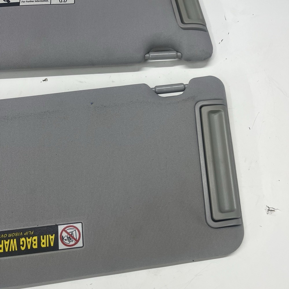 2003-2006 Honda Element Driver Passenger Side Sun Visor Pair Gray Cloth OEM