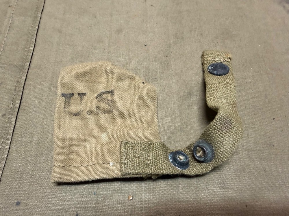 ORIGINAL WWII US ARMY 1942 M1 GARAND CARBINE RIFLE MUZZLE COVER-OD#3