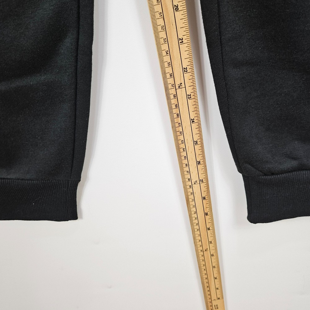 True Religion Joggers Black Logo Cotton Blend Drawstring Medium