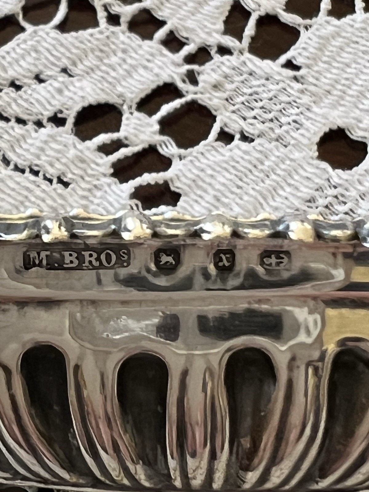 Antique English Hallmarked Silver Salt Cellar