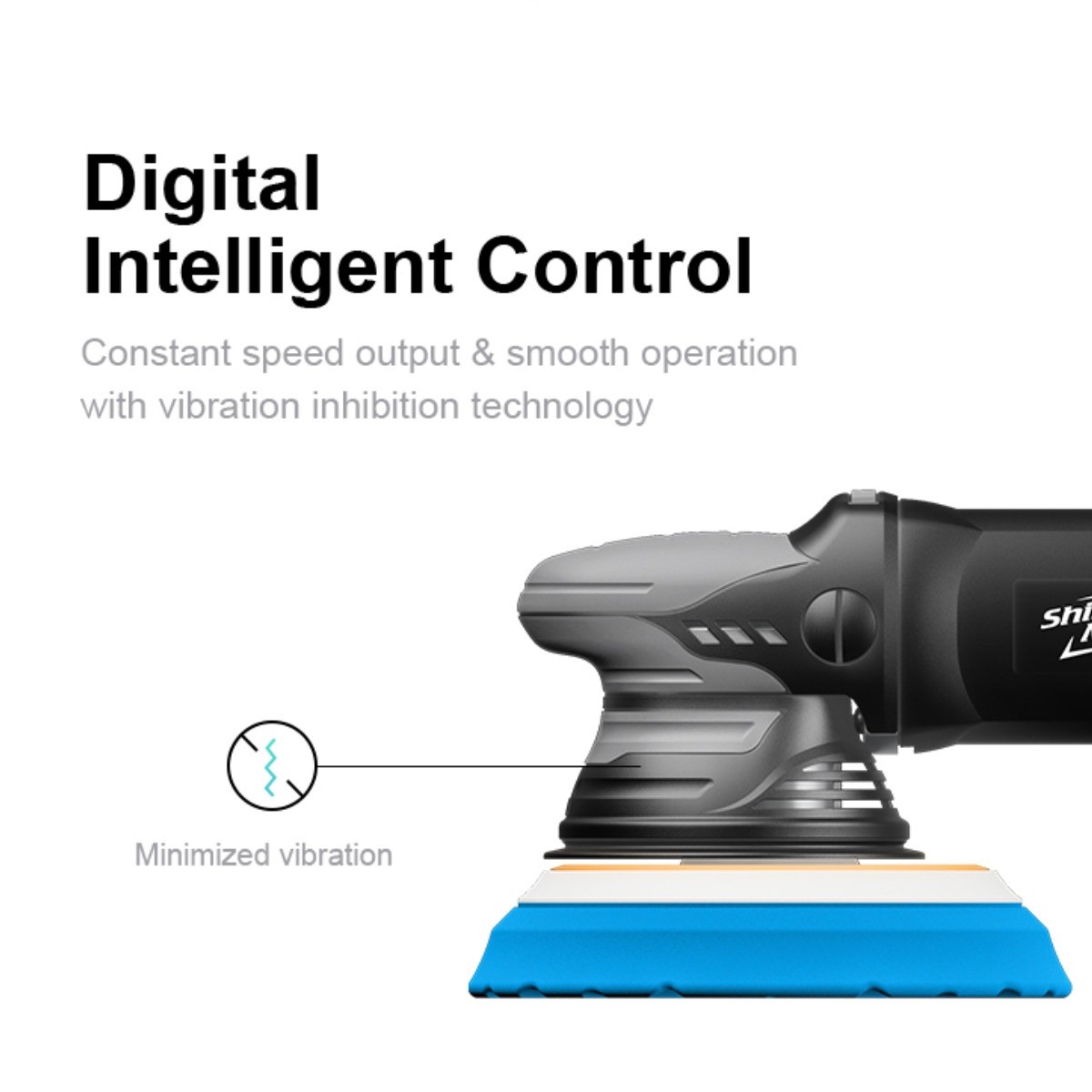 SHINEMATE EX620-5 21MM ORBITAL - DUAL ACTION MACHINE POLISHER -4 SHINEMATE PADS