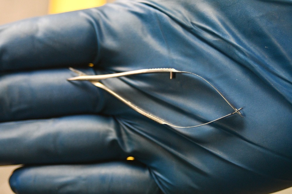 Storz E3347 McPherson Vannas Iris Scissors Curved