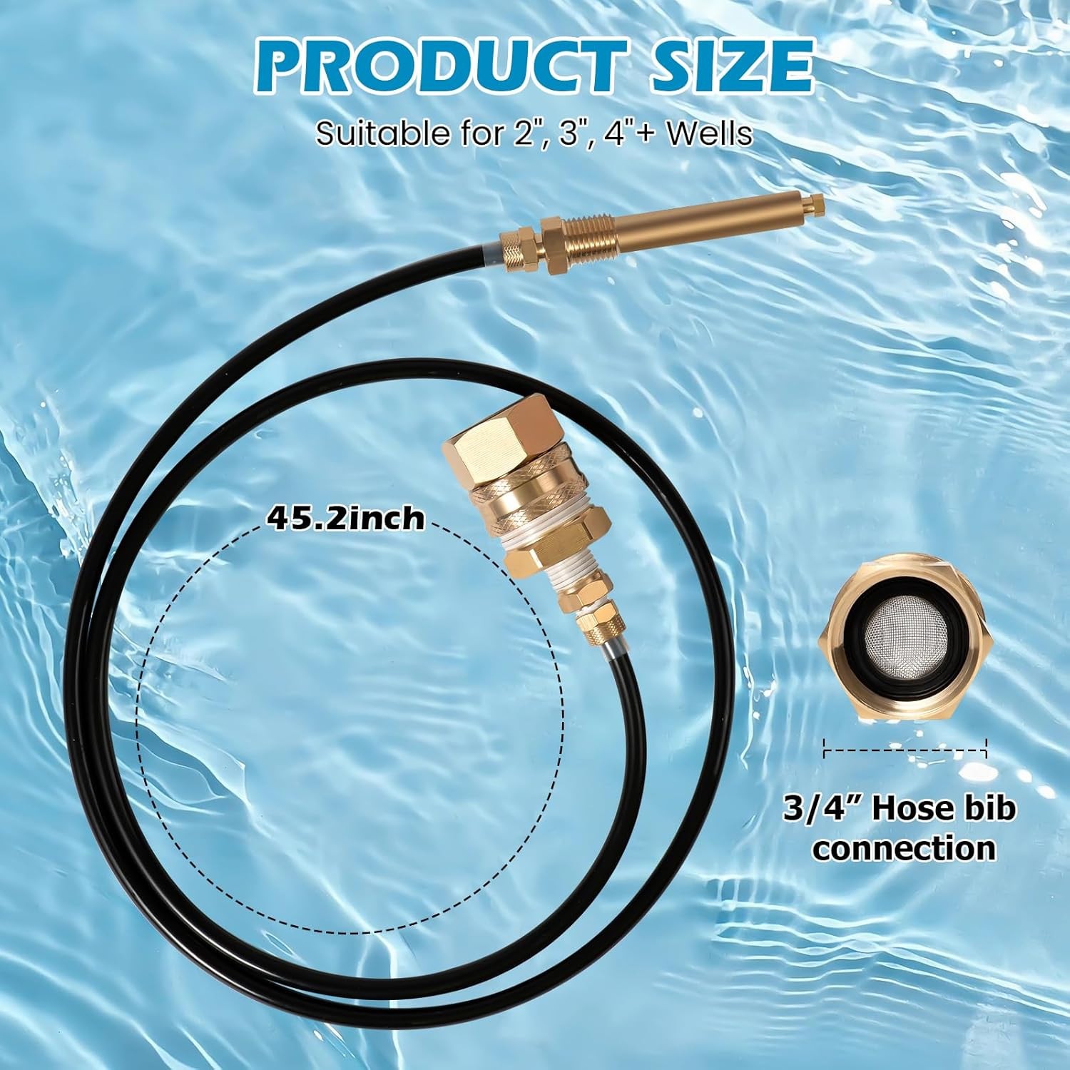 Sulfur Stop System Well Water Removes Eliminates Rotten Egg Odor 2 3 4" Wells