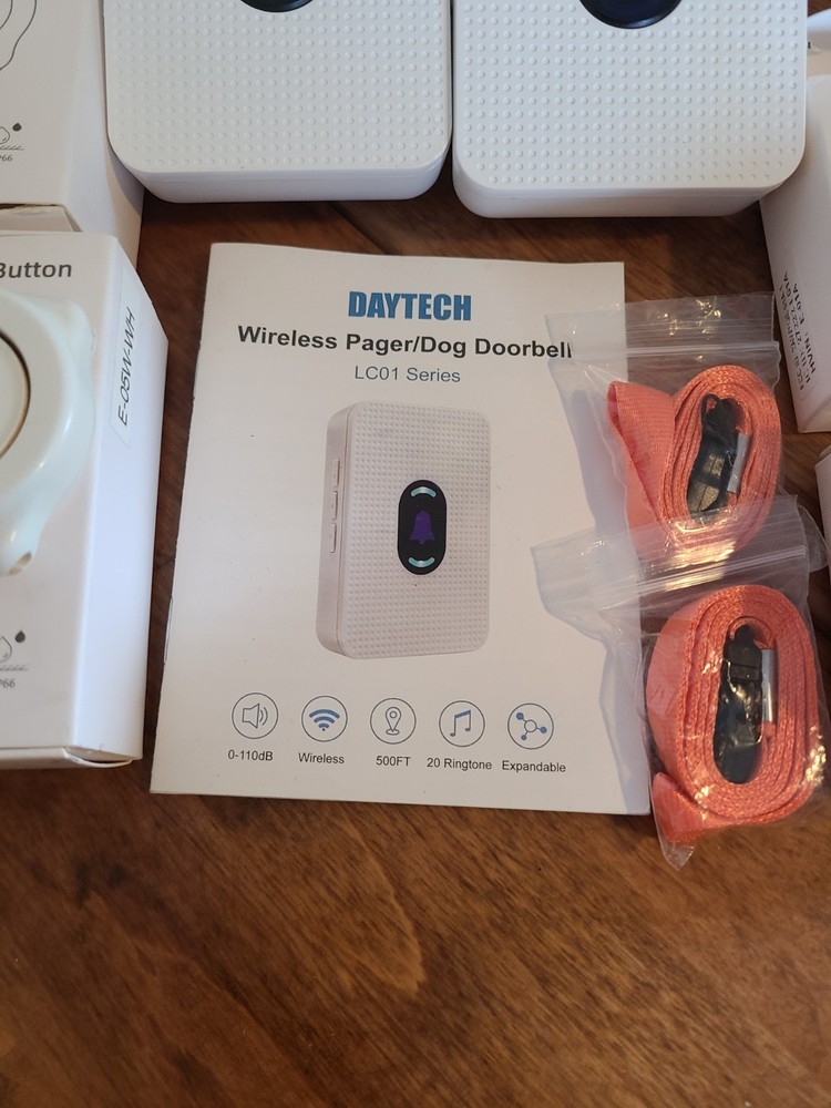 Daytech Wireless Caregiver Pager Call Button Elderly Nurse Alert System for Elde