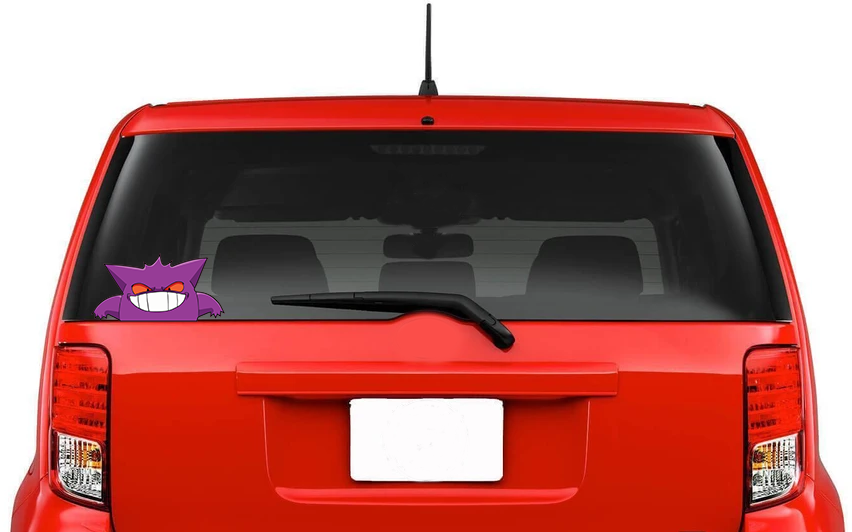 Gengar POKEMON STICKER DECAL -Hands Down Peeker Peeking- 4 Different Sizes