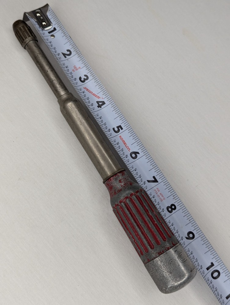 Vintage Dunlap Automatic Push Drill Boring Tool USA 4217 with 3 Bits
