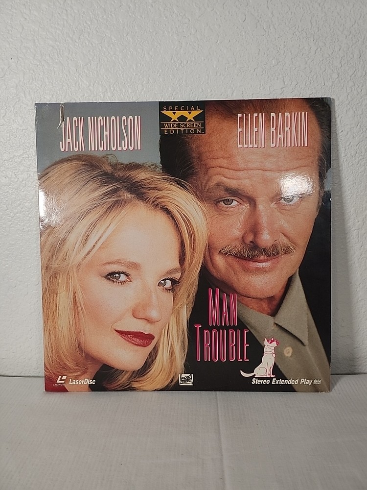 Man Trouble (LASERDISC, 1992) Jack Nicholson Ellen Barkin