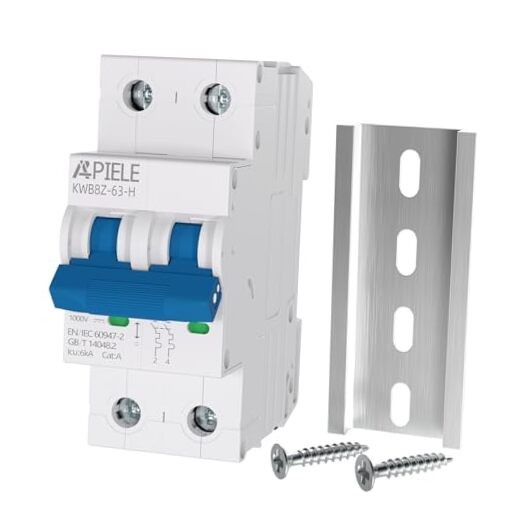 Miniature Circuit Breakers 1000V DCmp 2Pole Circuit Breaker for Solar 25A