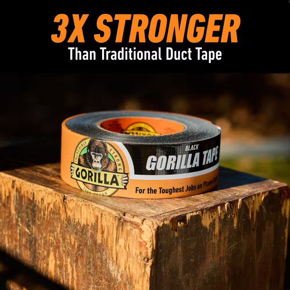 10 Yds. Black Duct Tape