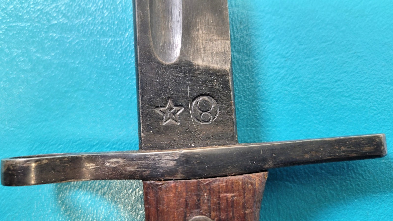 WWII Japanese Type 30 Rifle Bayonet Kanaashiyo Sakugan Star K TR990