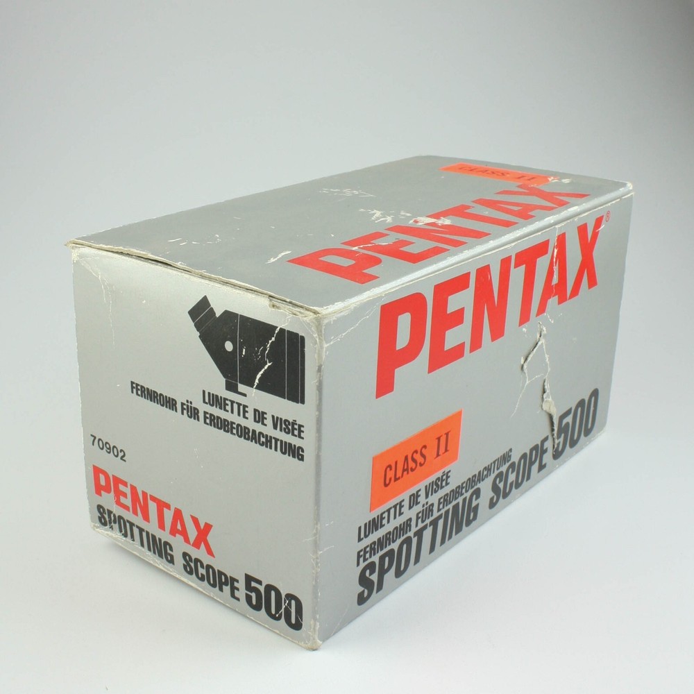 Pentax Spotting Scope 500 - Class II - EMPTY BOX + Instructions + Inserts