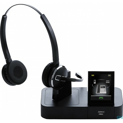 Jabra PRO 9465 Duo Wireless Bluetooth Headset with Touch Screen, Great Condition