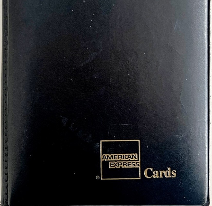 American Express Restaurant Supply Bill Folder Charge Card Holder E55
