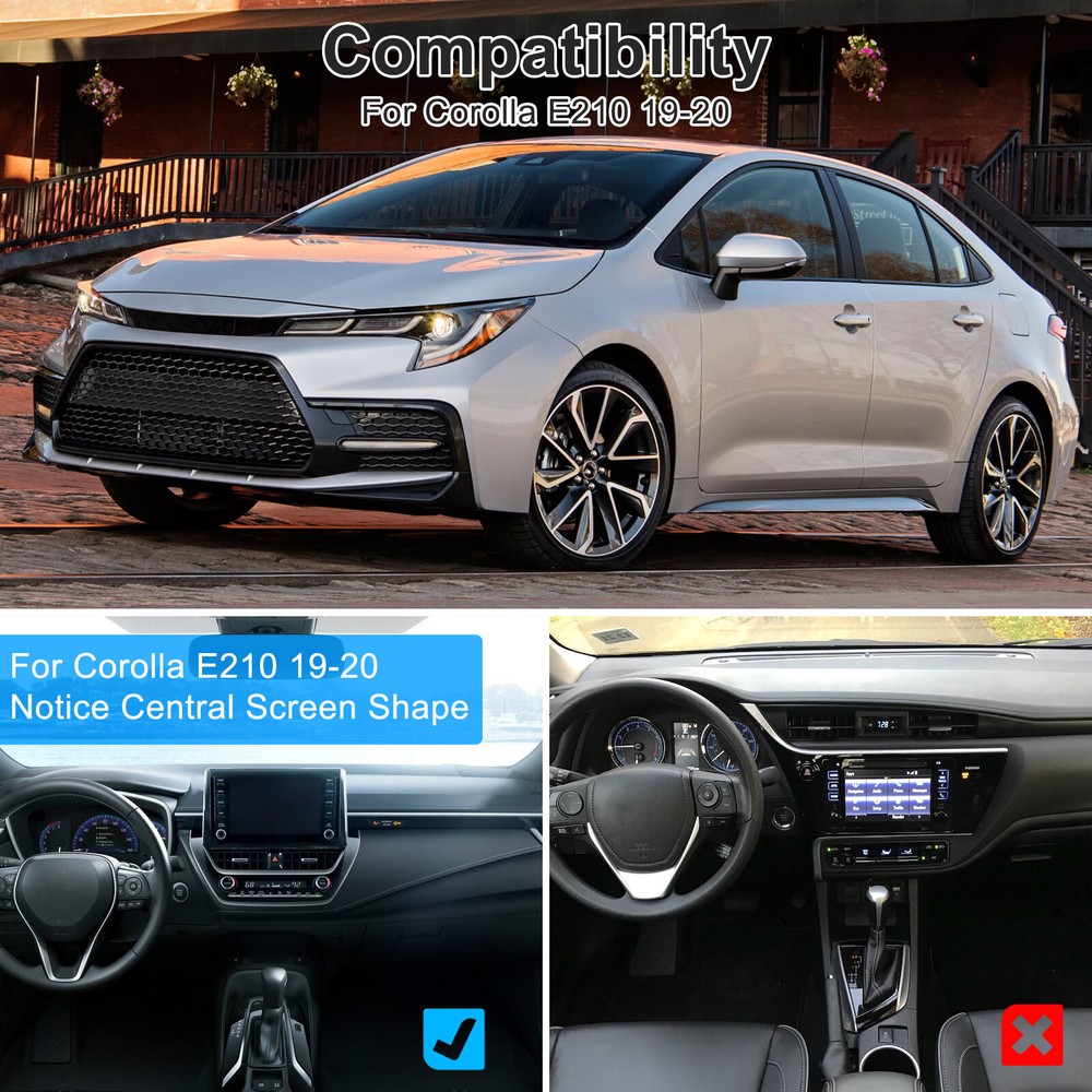 For Toyota Corolla E210 2019-2023 DashMat Dashboard Dash Mat Sun Cover Pad Black