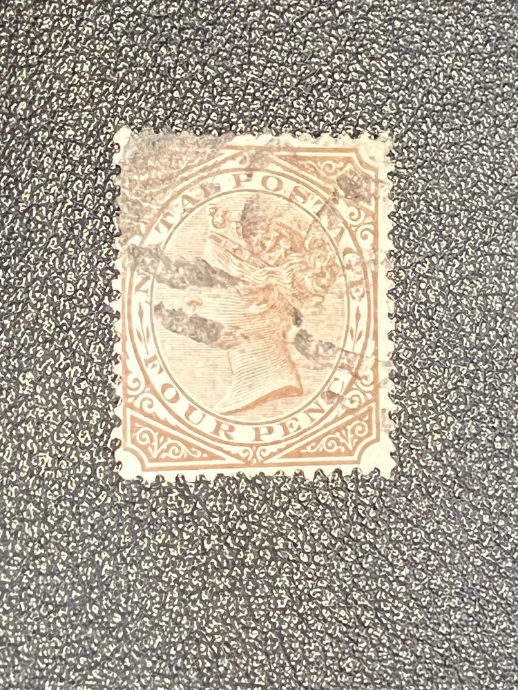 Natal stamp 53 used