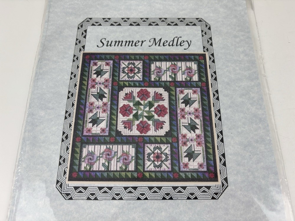 From Nancy’s Needle Quilt Series Summer Medley Needlepoint Pattern 1S