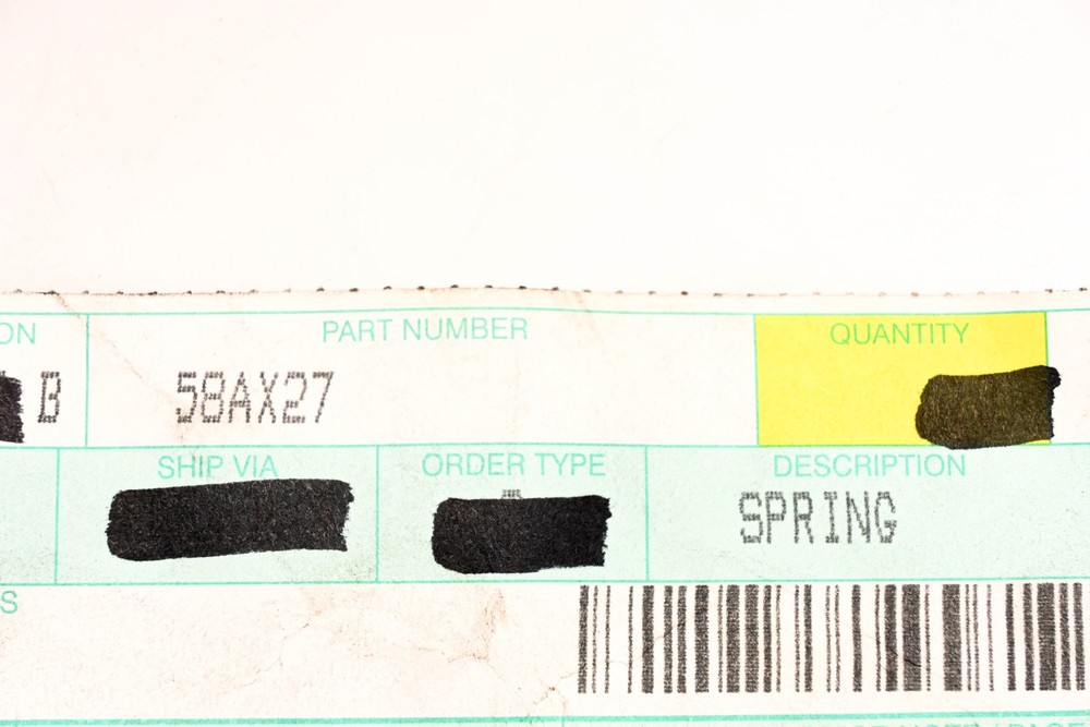 Mack 58AX27 Spring NOS