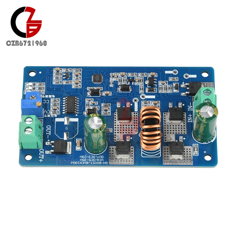 5-35V 10A DC-DC Auto Boost Buck Module CC-CV Battery Charging LED Driver Module