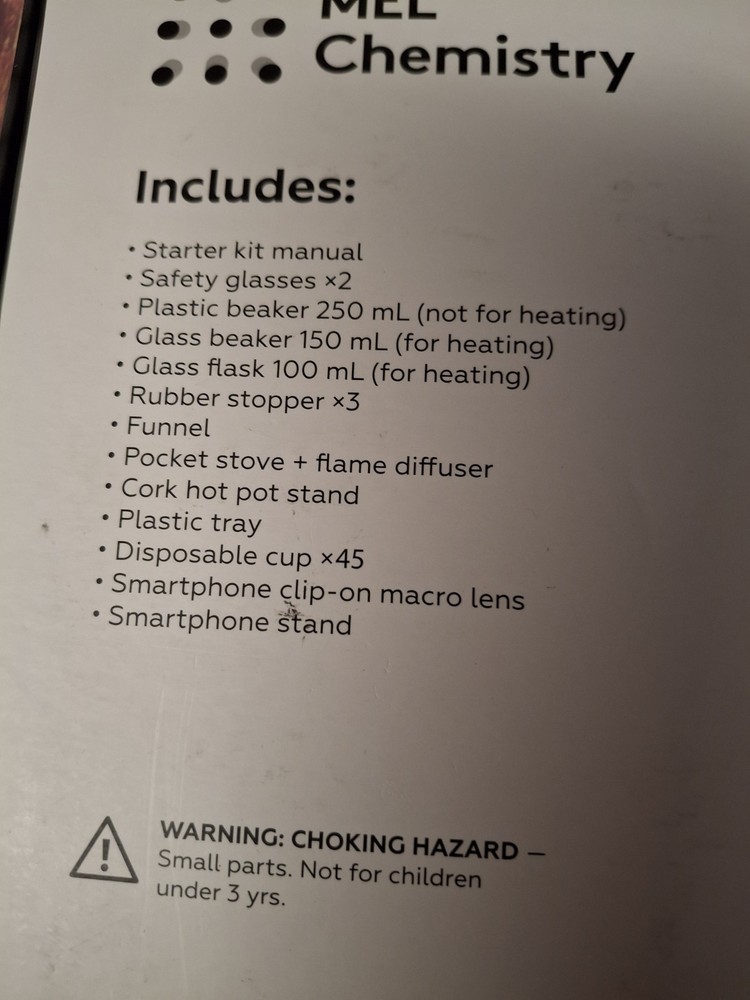 MEL Chemistry Science Starter Science Structure Composition Atomic Molecular Kit