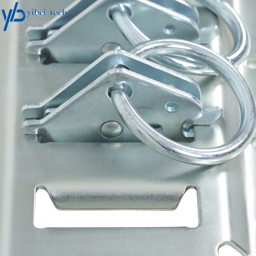 12 Pack 5' E Track Tie Down Rail Kit Galvanized For Vans Trailers Cargo Trailer