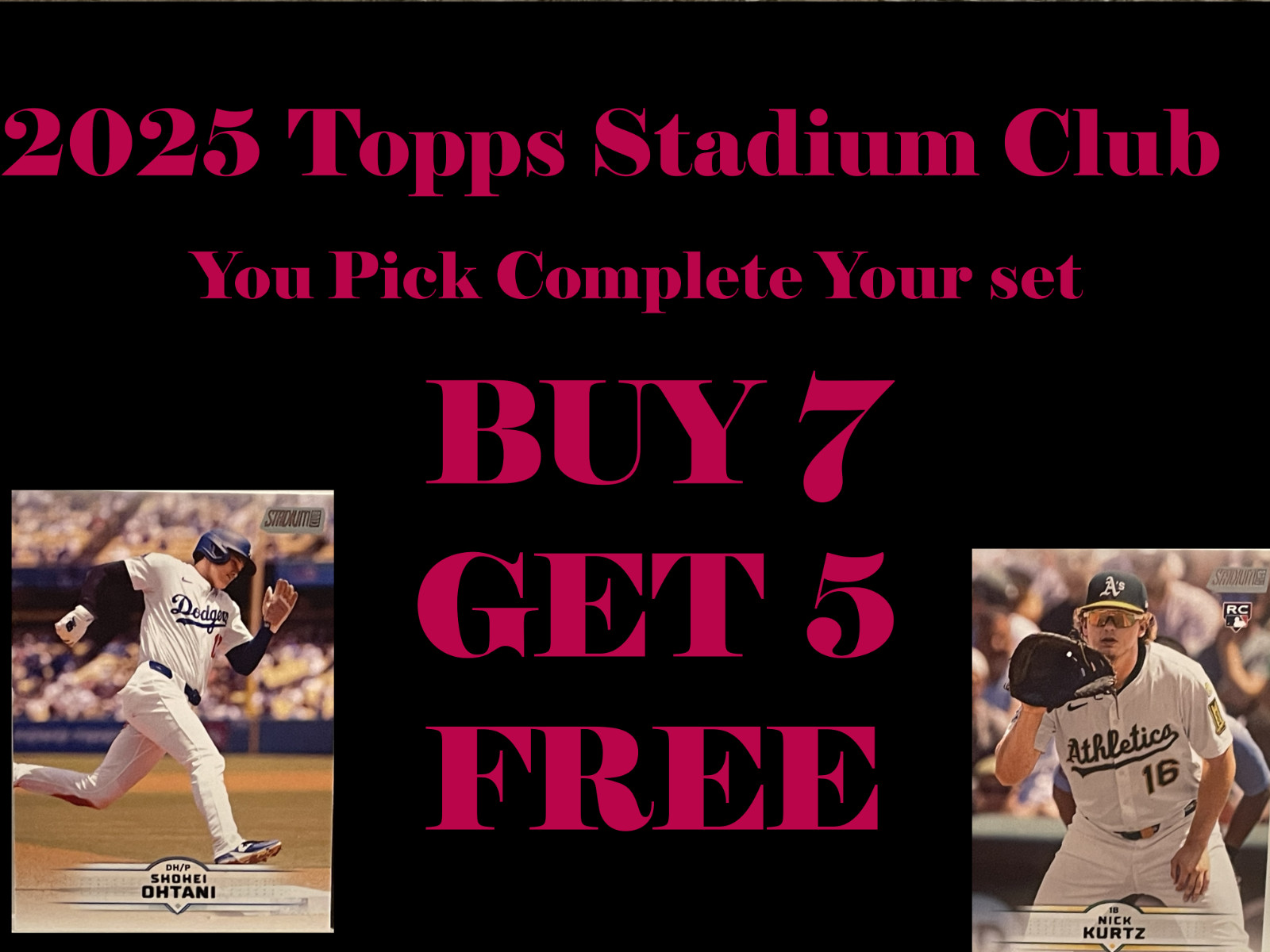 2025 Topps Stadium Club Baseball Singles You Pick Complete Your Set