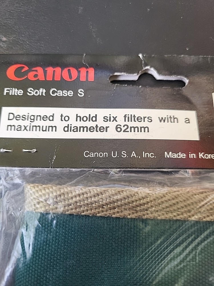VTG Canon Filter/Memory Card Holder New
