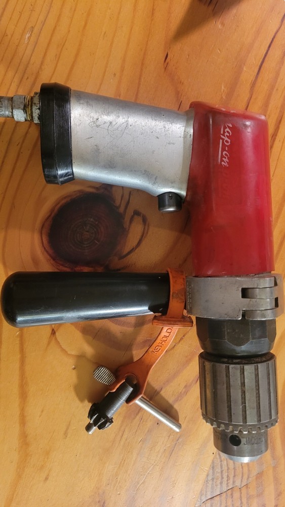 Snap-On 1/2" Reversible Pneumatic Air Drill With Handle
