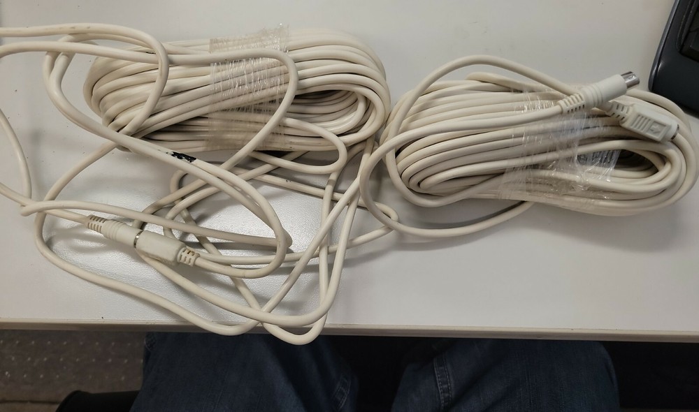 2 - "NEW" 50Ft security camera extension cable's - See Pictures!