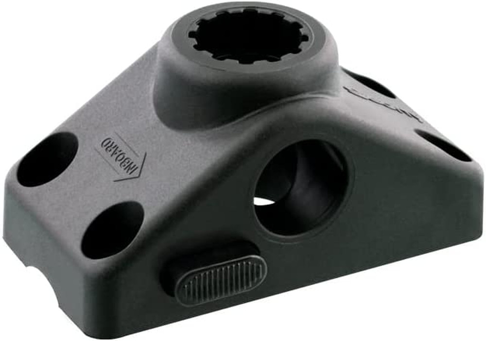 #241L-BK Locking Side Deck Mounting Bracket, Black, Small