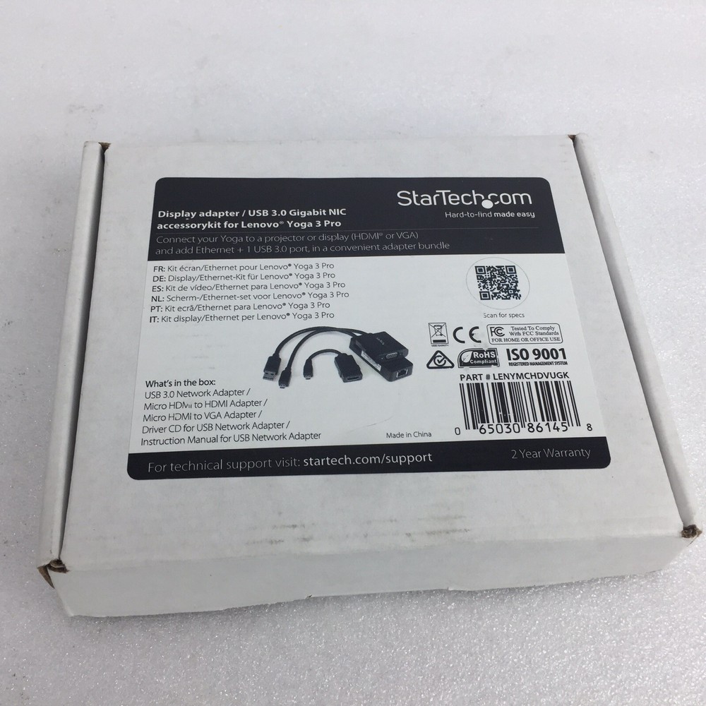 STARTECH.COM LENYMCHDVUGK CONNECTIVITY KIT FOR YOGA 3 PRO