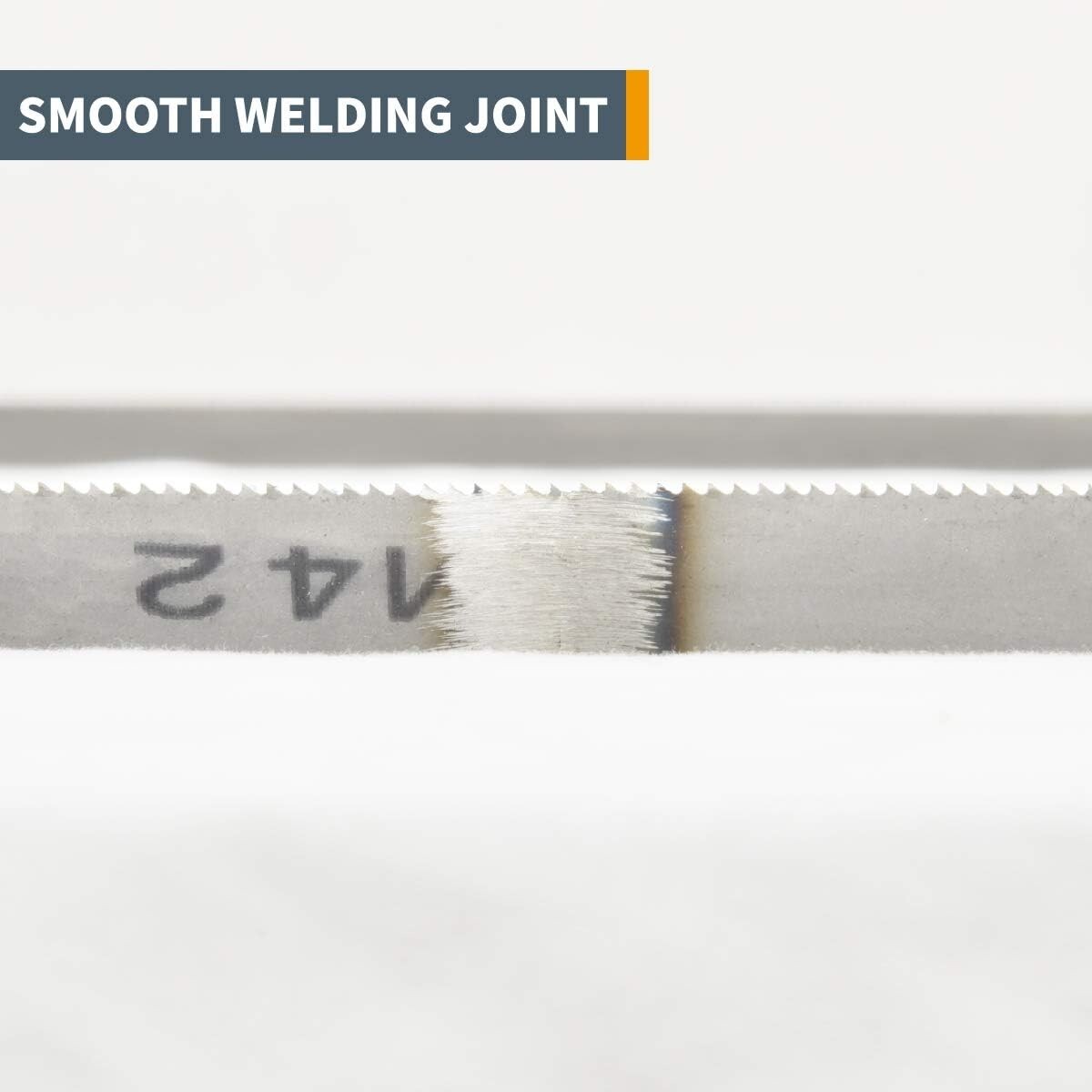 POWERTEC 93-1/2" x 1/2" x 14 TPI Bi-Metal Band Saw Blade for Delta, Grizz, Jet