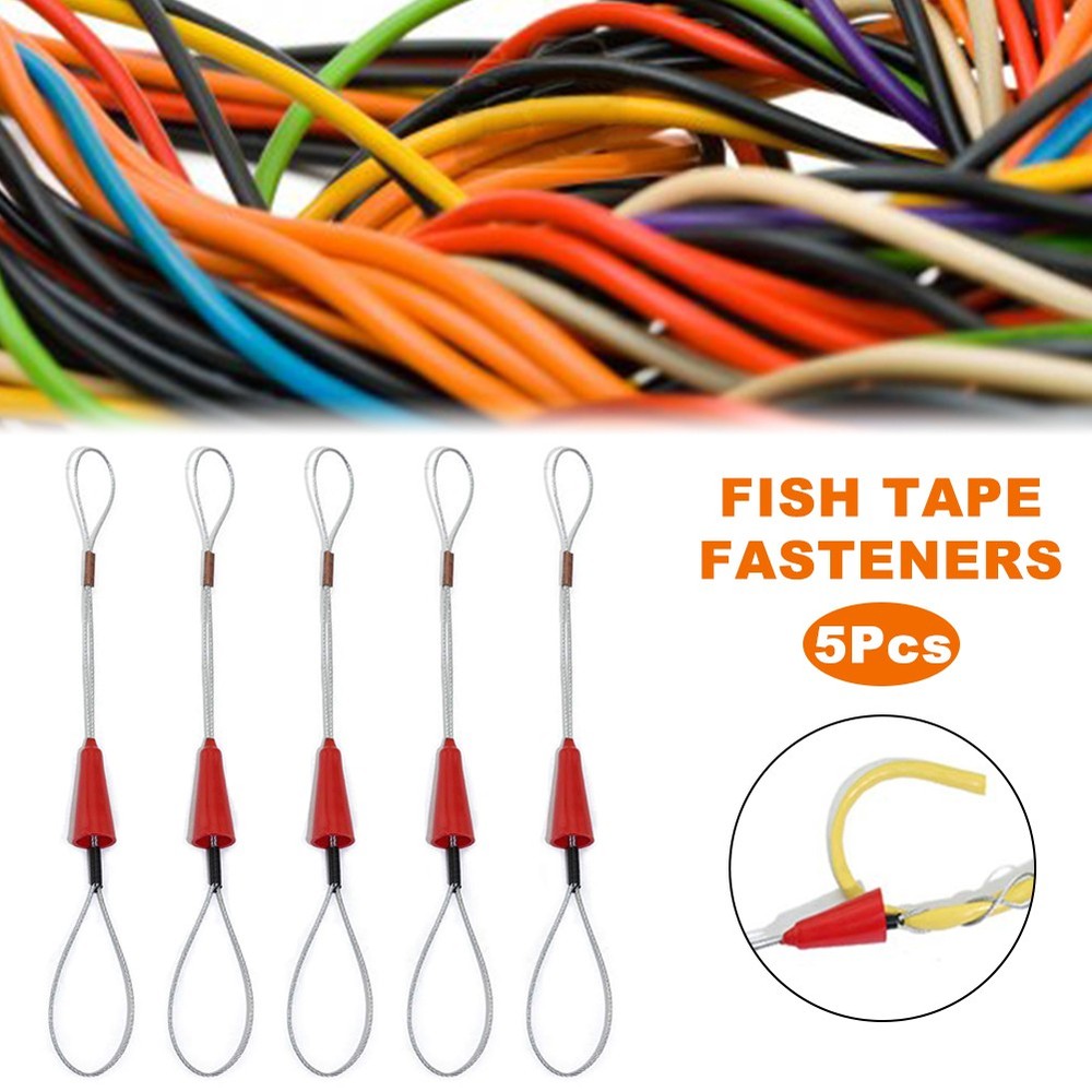 Portable Wire Traction Fish Tape Fastener for Electrical Fish Tape Cable Puller