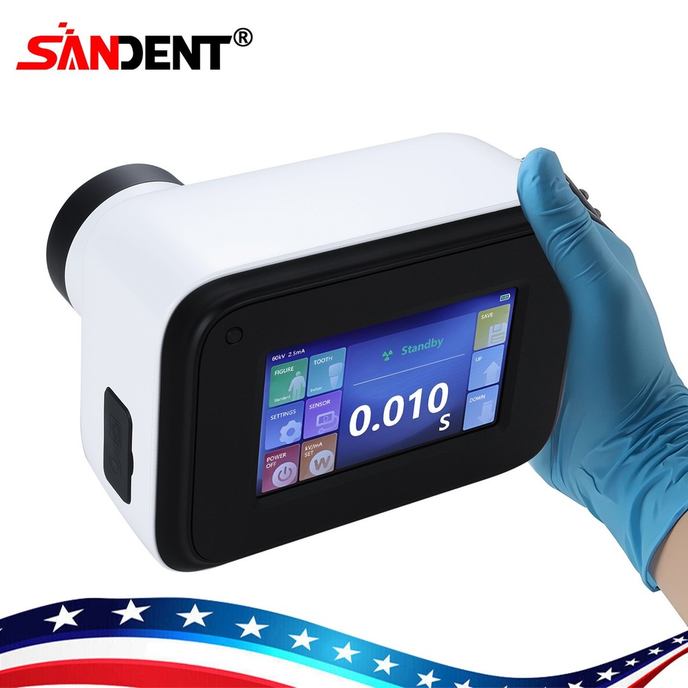 Portable Dental X Mobile Ray Machine Digital Unit High Frequency with Shield